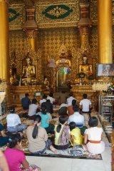 16-Around the upper terrace of the Shwedagon Pagoda